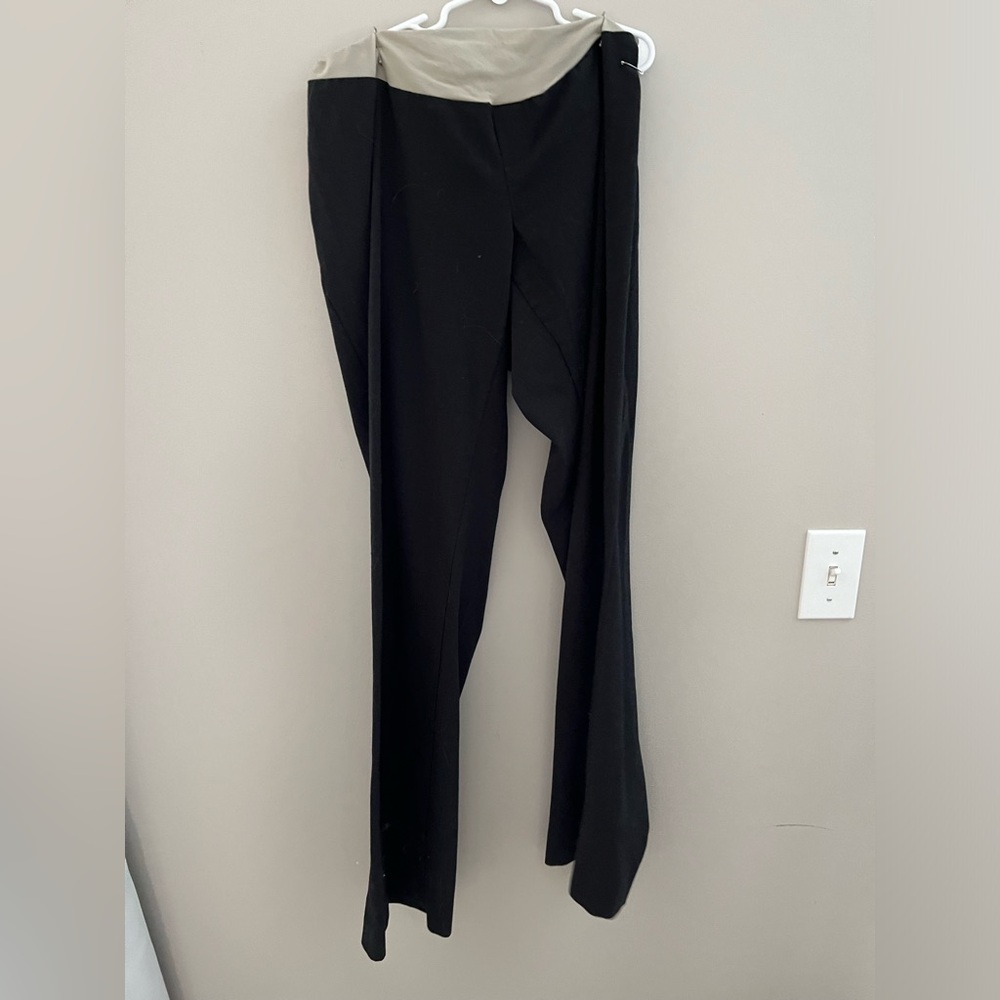 Black Maternity Dress Pants